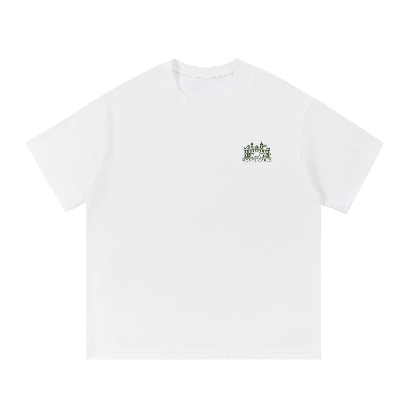 Color Rush Green Monte Carlo Essential Cotton T-Shirt