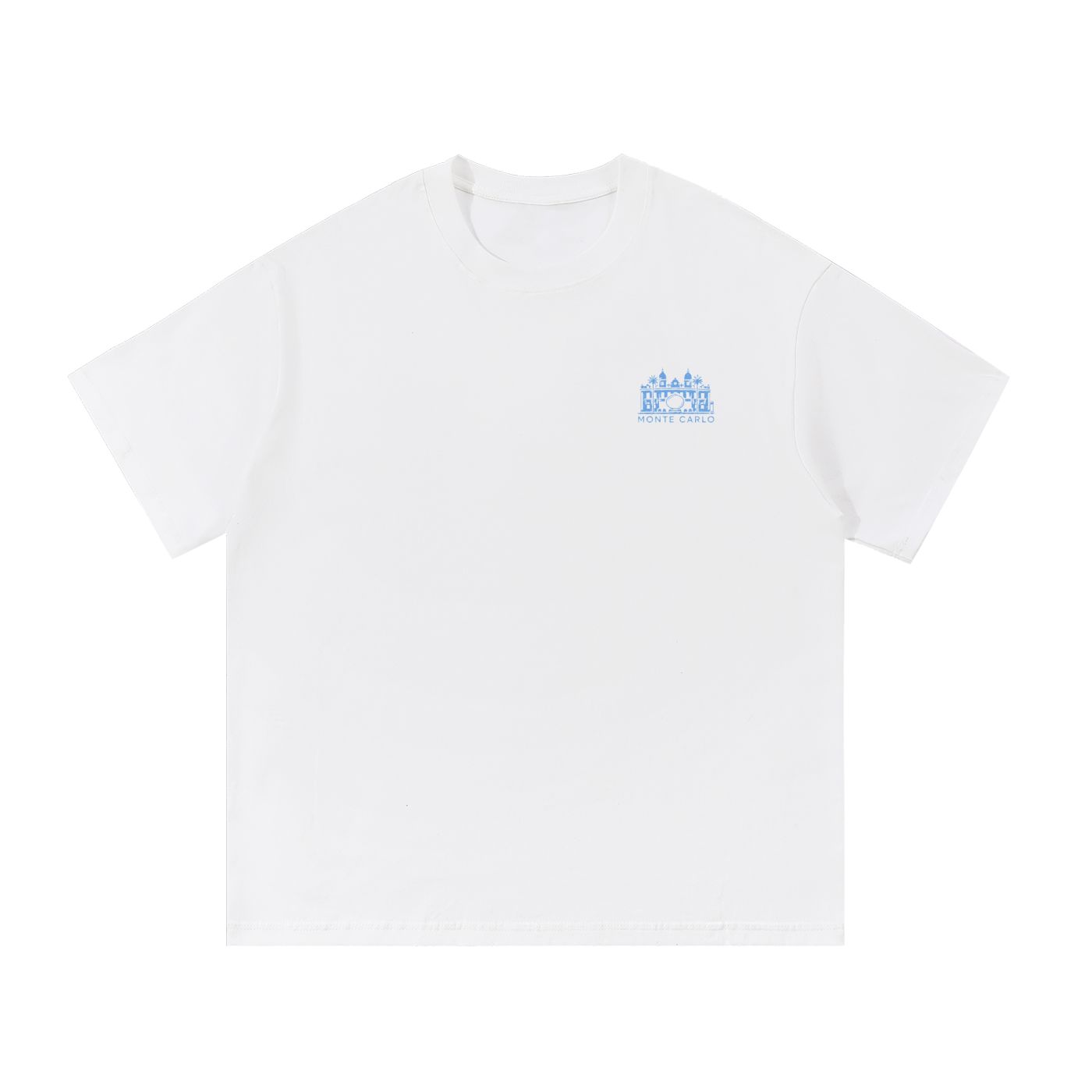 Color Rush Blue Monte Carlo Essential Cotton T-Shirt