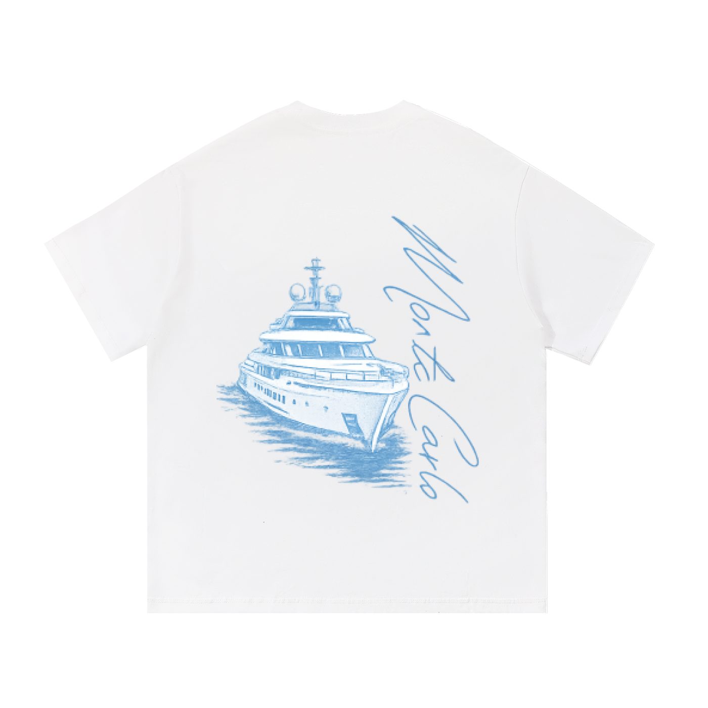 Color Rush Blue Monte Carlo Essential Cotton T-Shirt